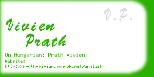 vivien prath business card